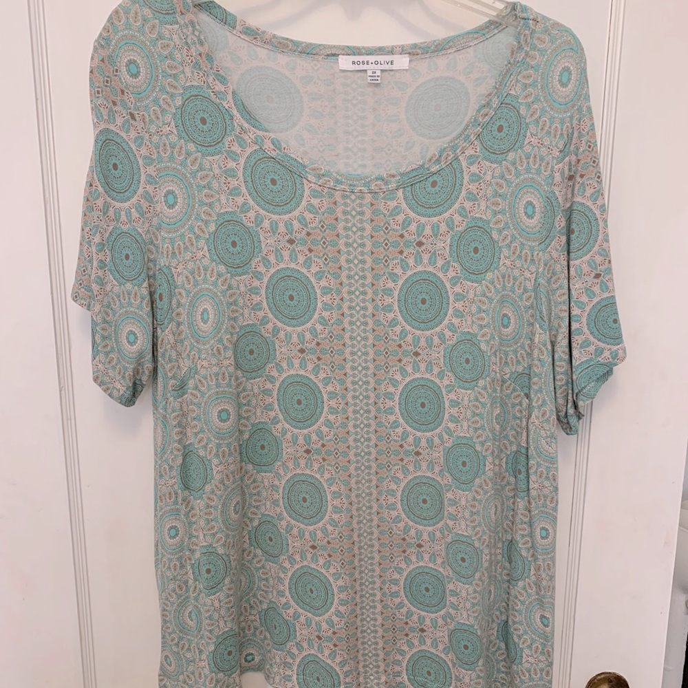 Plus Size Paisley Top